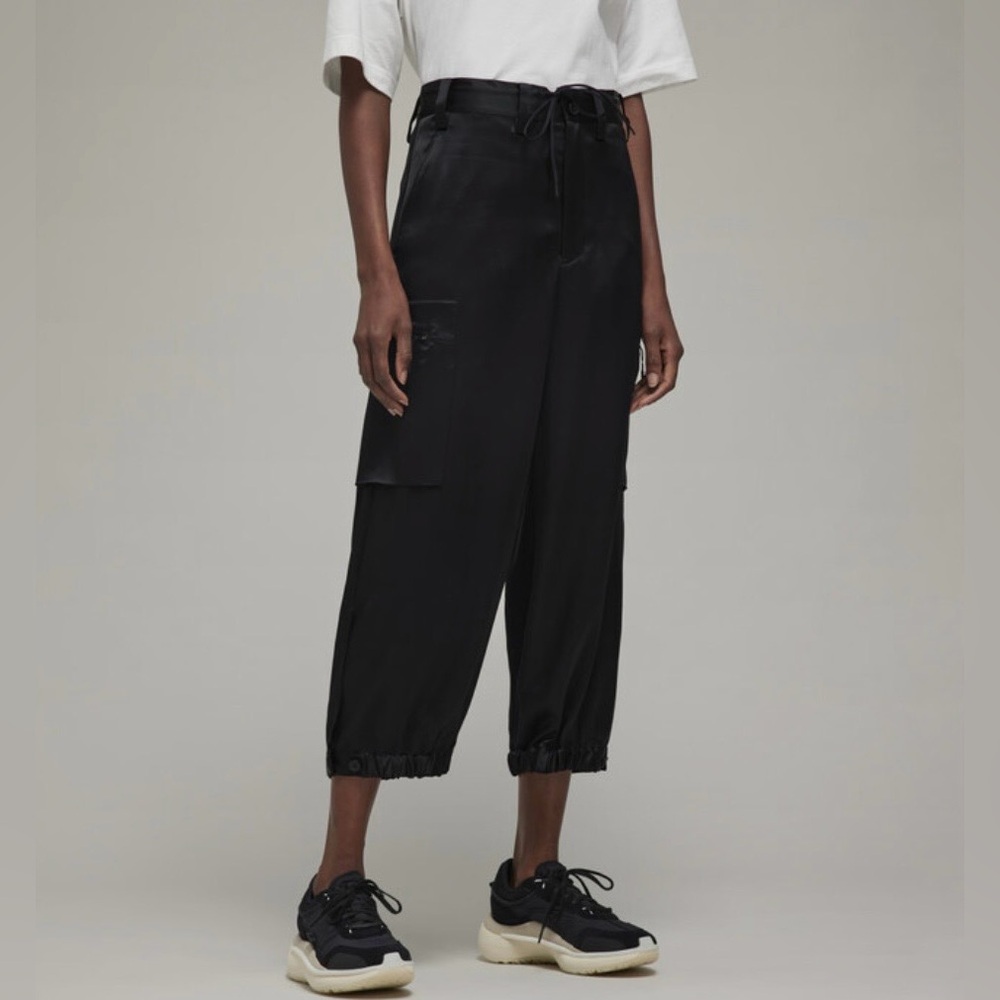 Y-3 Classic Tech Silk Cargo Black Pants
